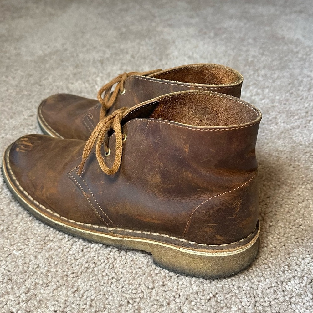 Clarks Dark Brown Chukka Boots